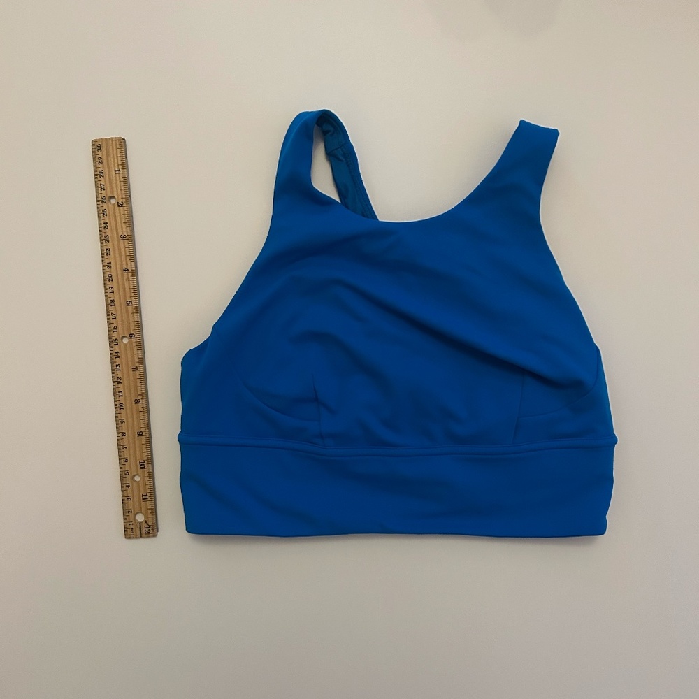 Blue Lulu Lemon Crop Tank Top
